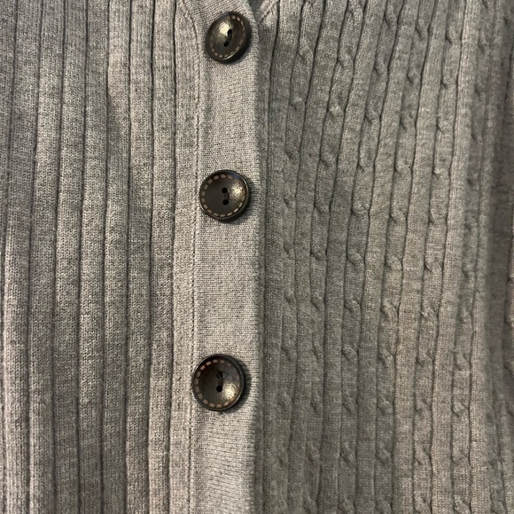 STORY Women's Gray and Tan Cardigan Sweater size S (i121) - Picture 5 of 9